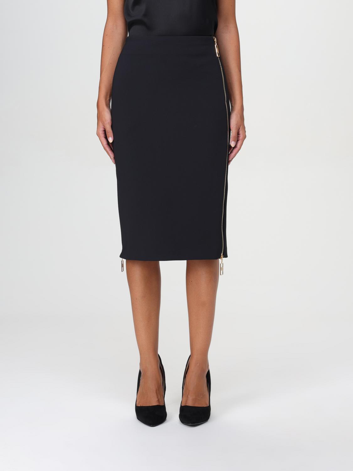ELISABETTA FRANCHI Rock Damen Farbe Schwarz
