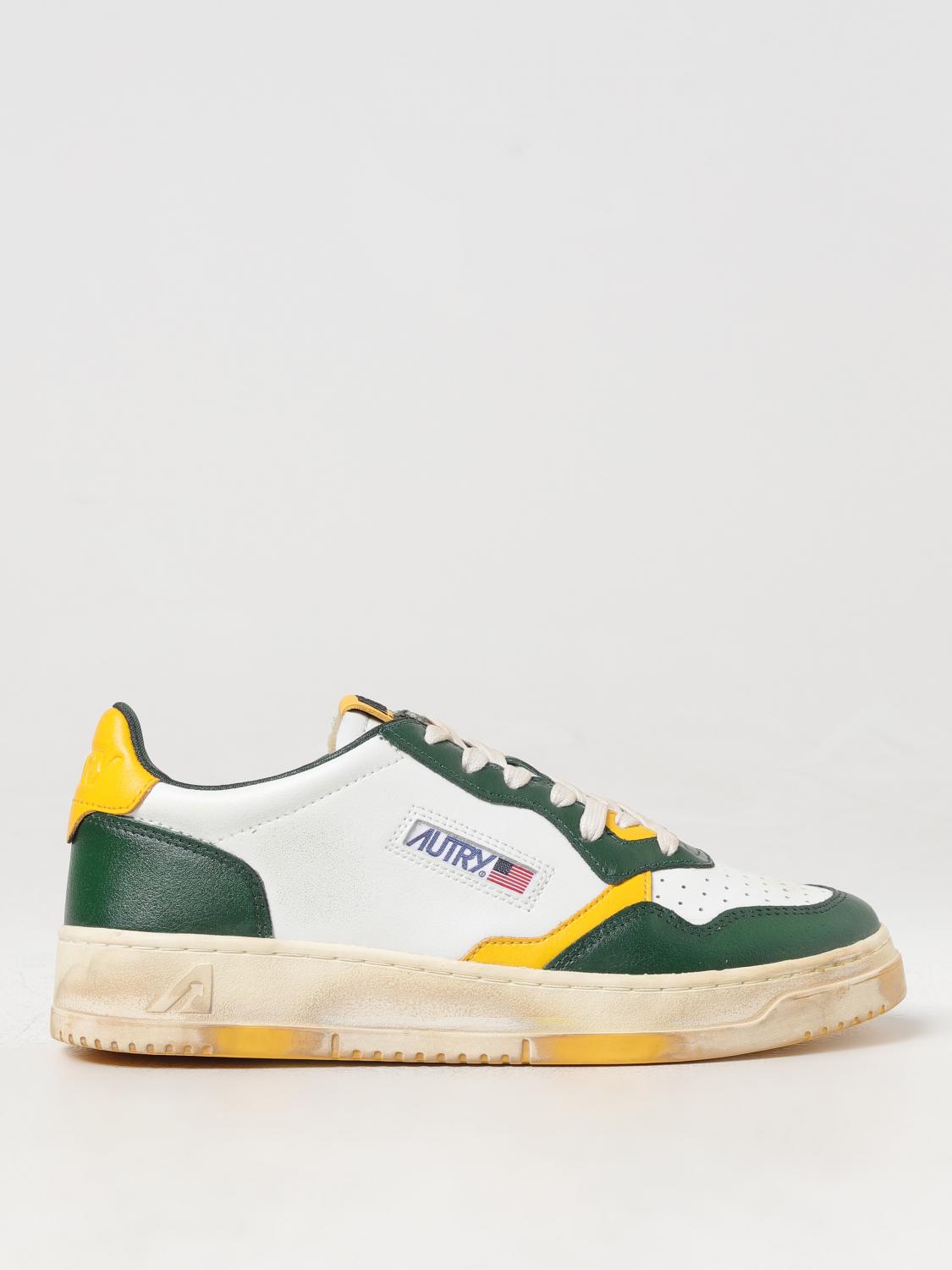 Shop Autry Sneakers  Men Color Green In Grün