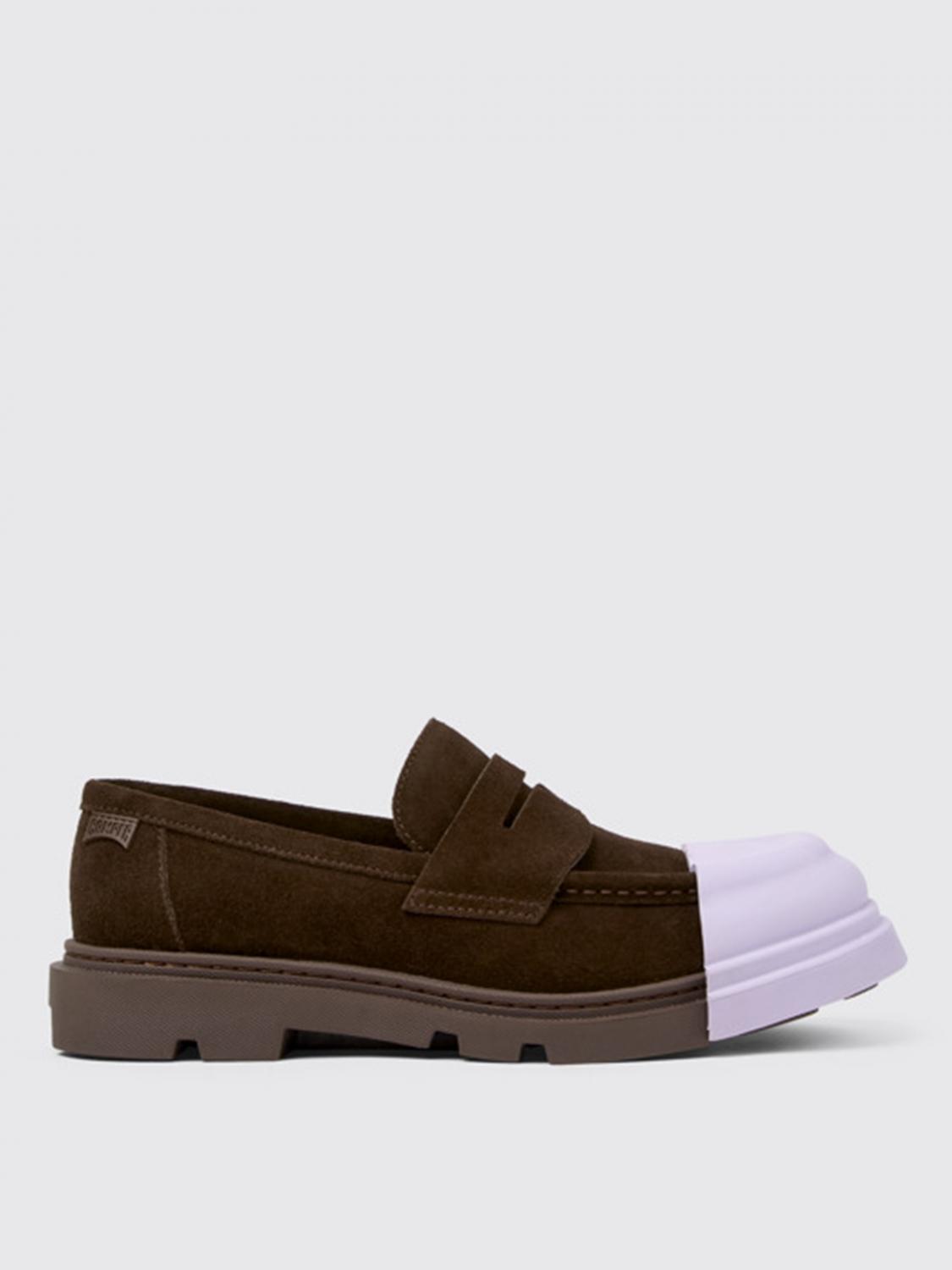 Shop Camper Loafers  Woman Color Brown In Braun