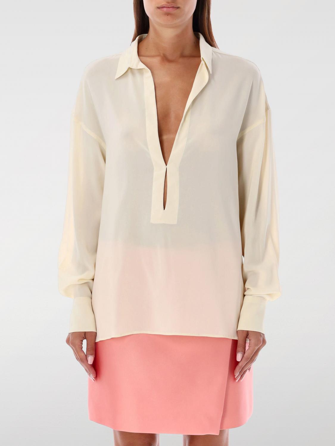 Philosophy Di Lorenzo Serafini Oversized Blouse In Ivory
