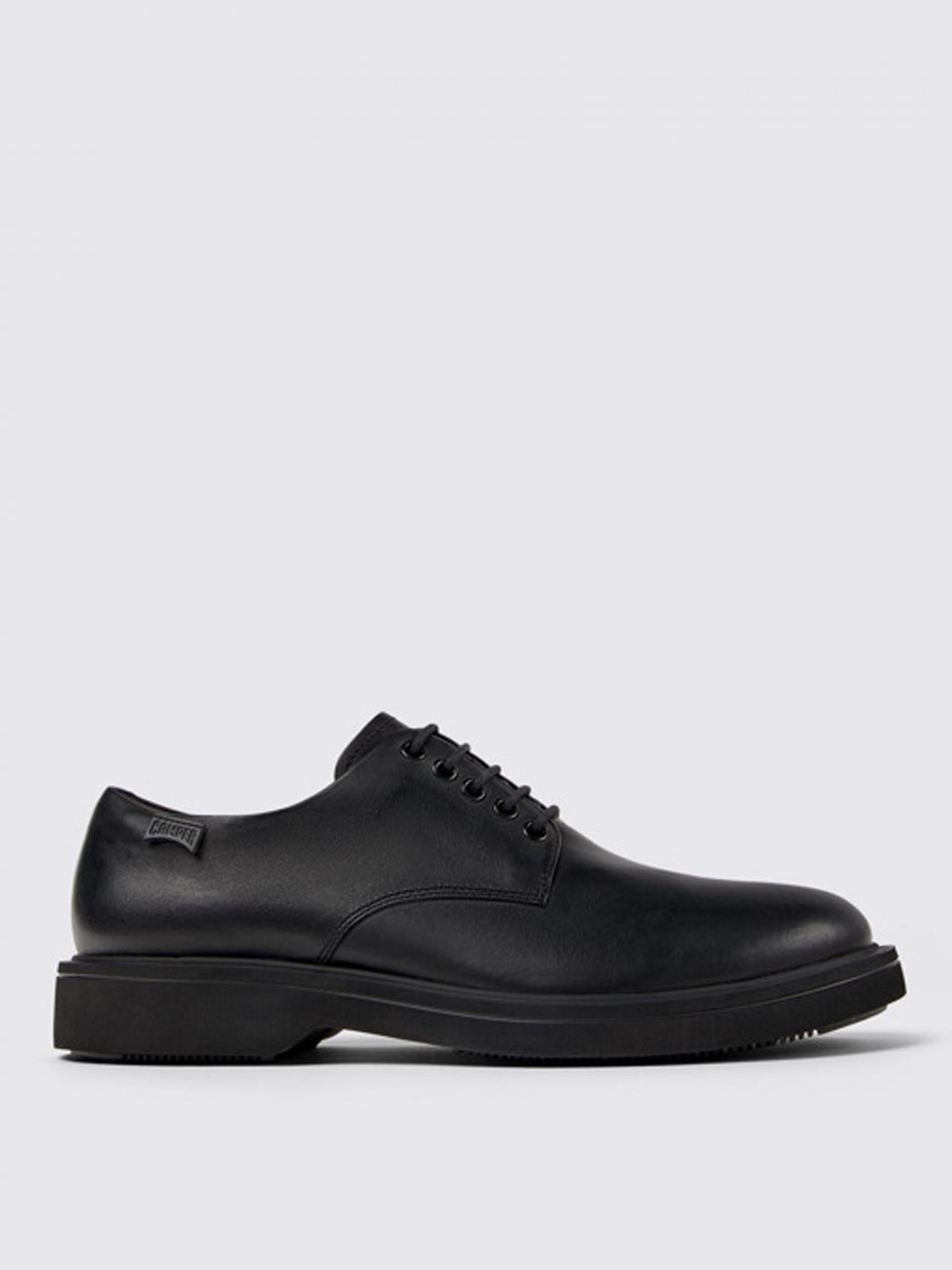 Camper Brogue Shoes Men In Black