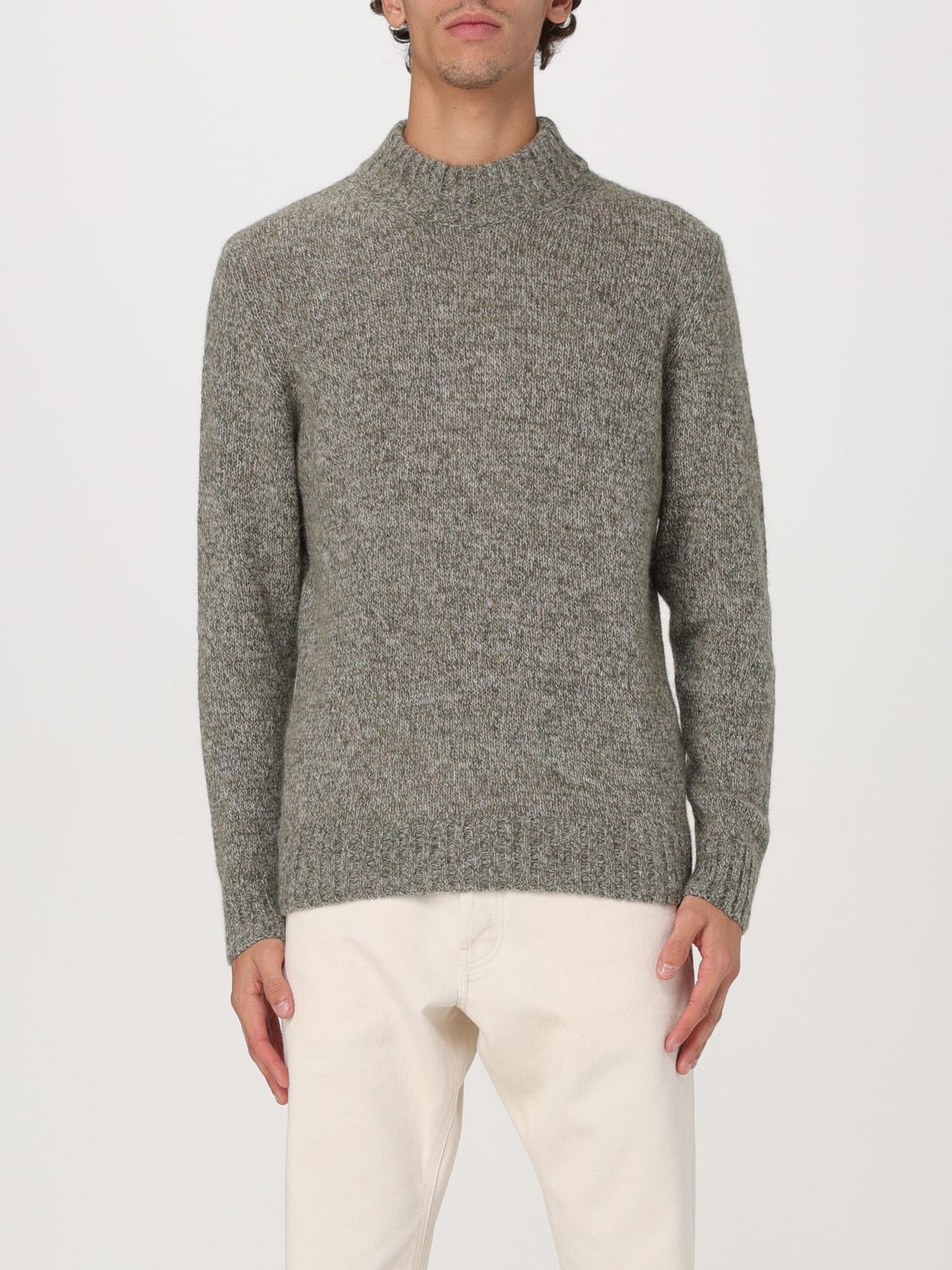 Shop Lardini Sweater  Men Color Beige