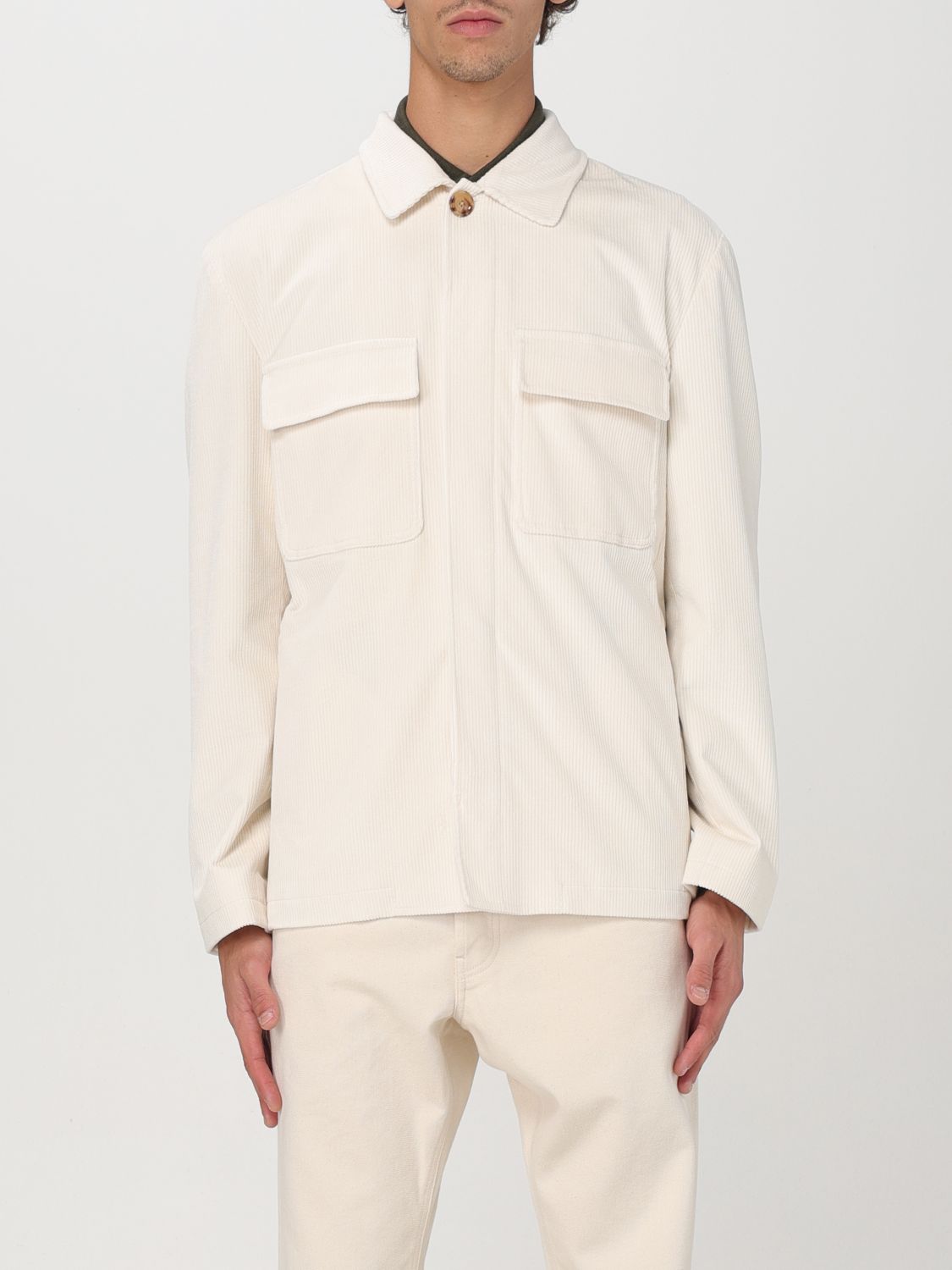 Shop Lardini Jacket  Men Color White In Weiss