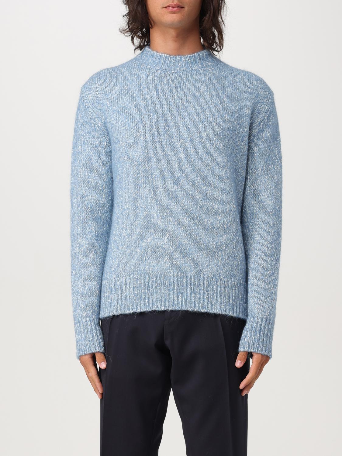 Shop Lardini Sweater  Men Color Blue