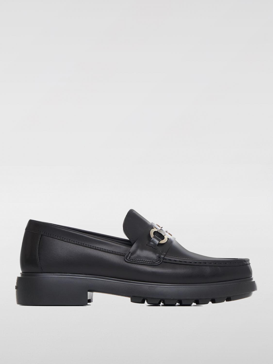 Shop Ferragamo Loafers  Men Color Black In Schwarz