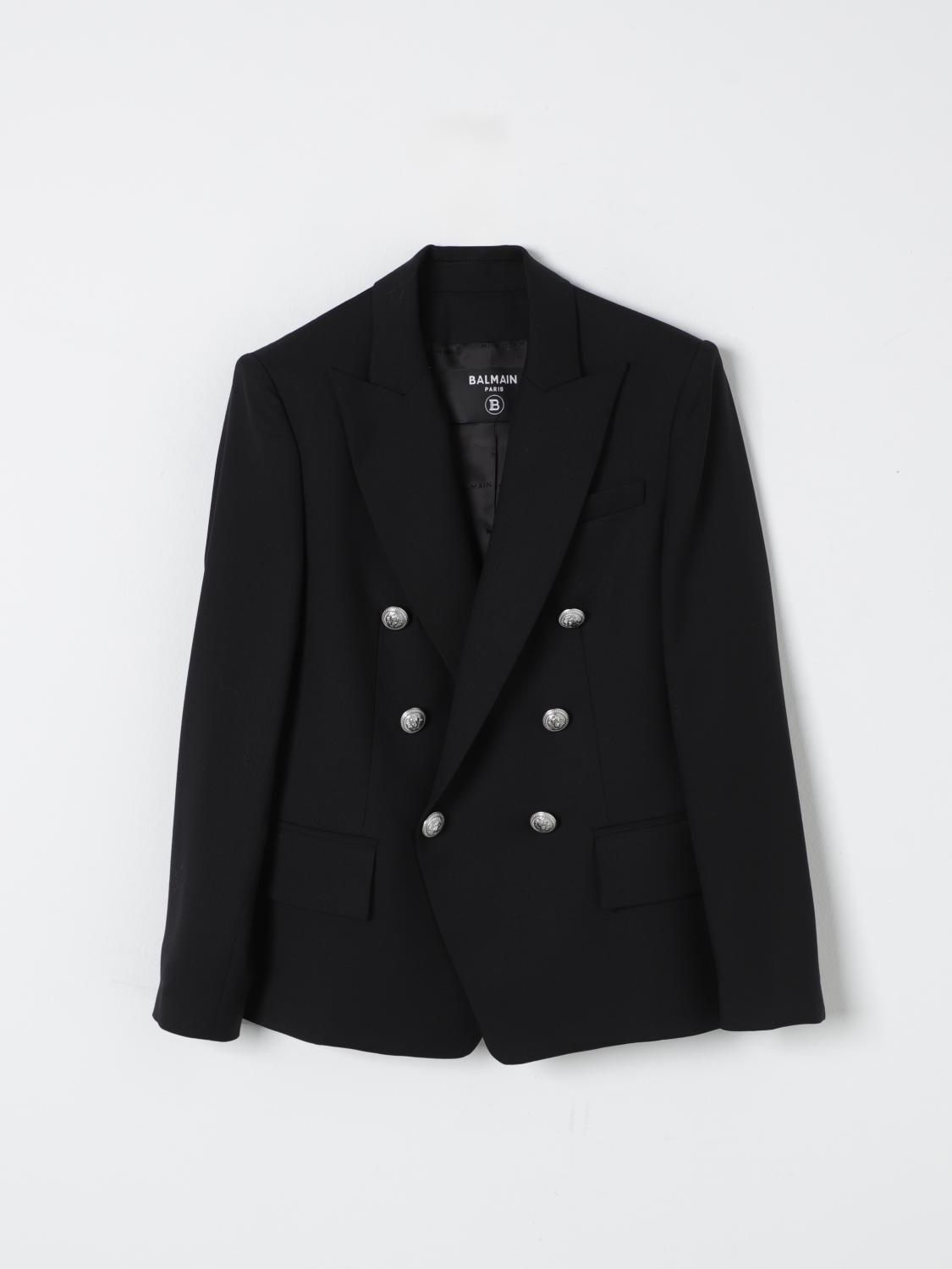 BALMAIN BLAZER BALMAIN KIDS COLOR BLACK F90511002