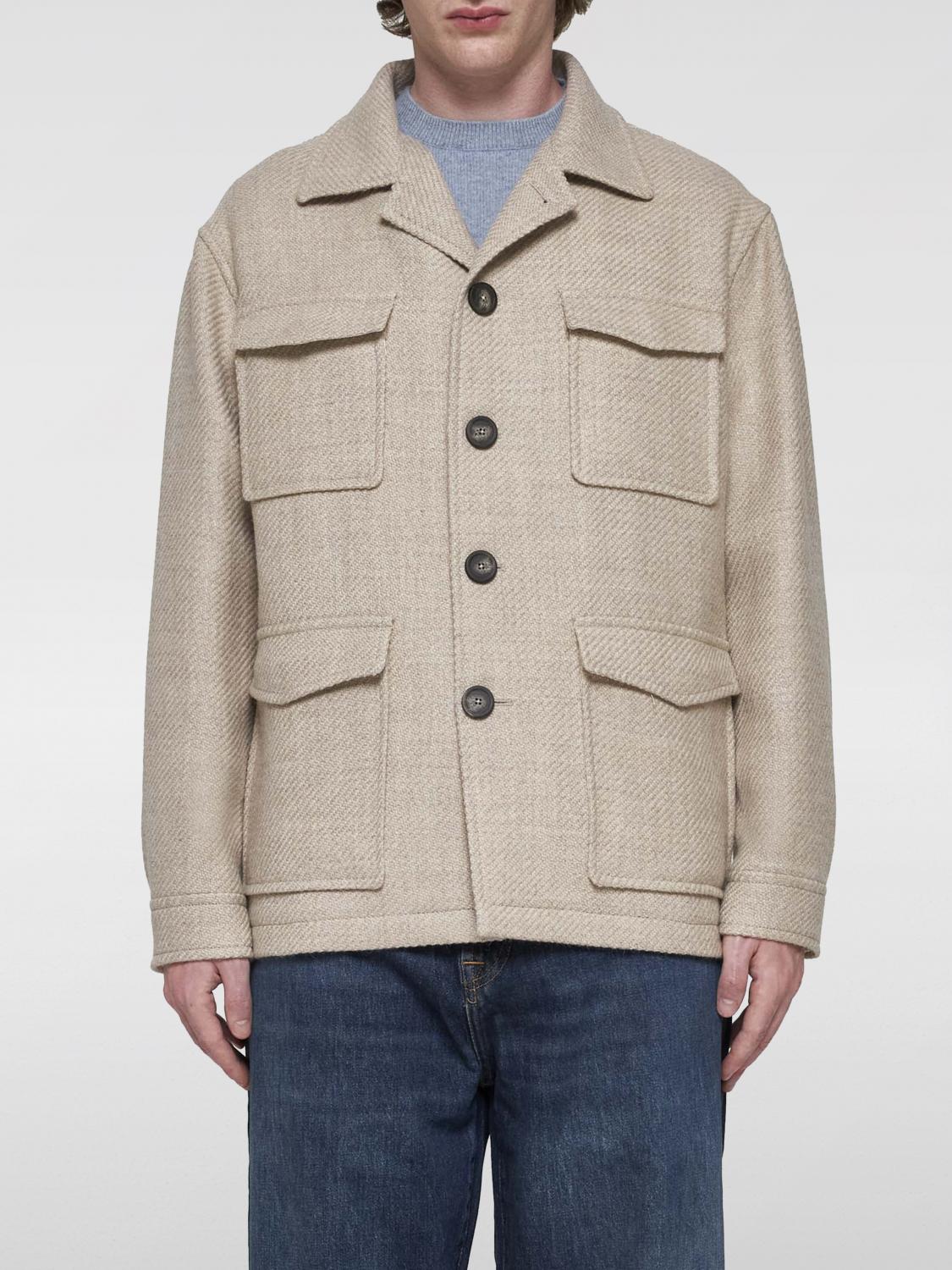 Shop Tagliatore Jacket  Men Color Beige