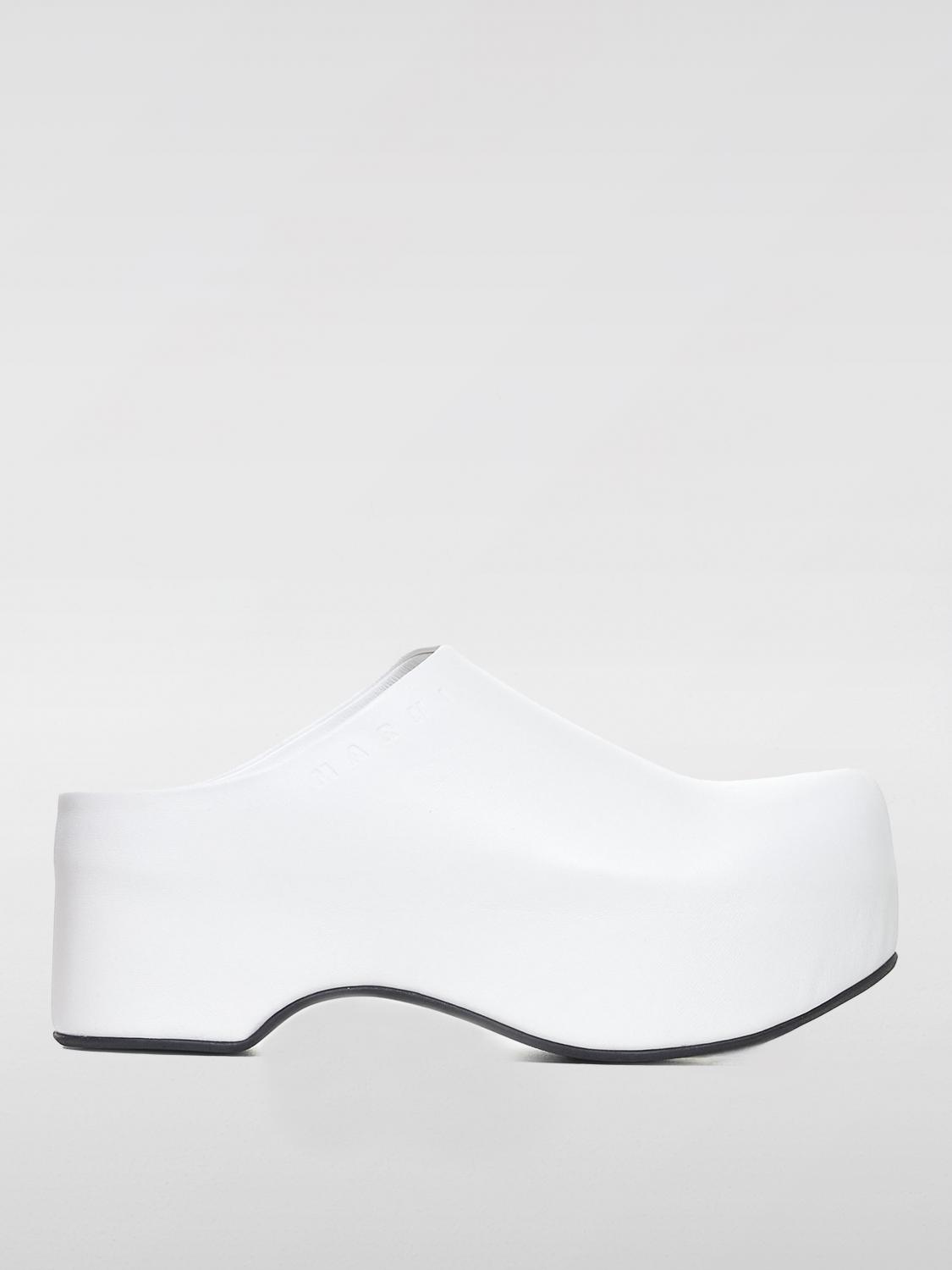 Shop Marni High Heel Shoes  Woman Color White In Weiss