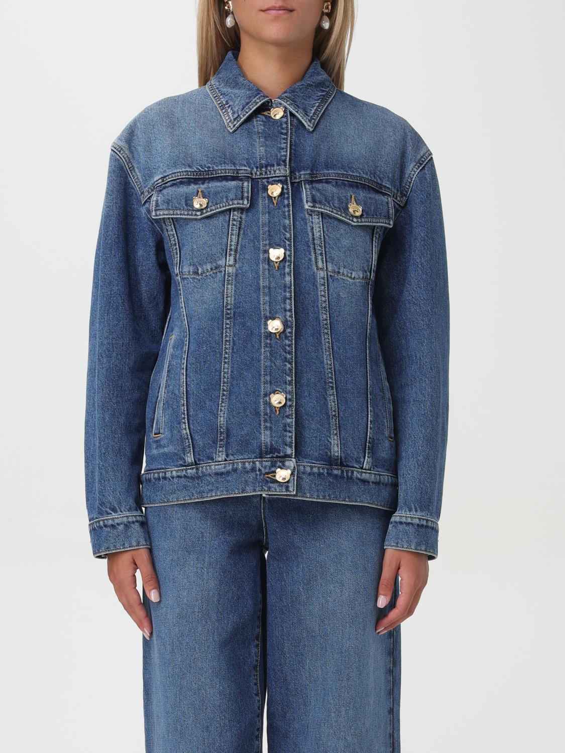 Moschino Jacket Couture Woman Color Blue In Blau