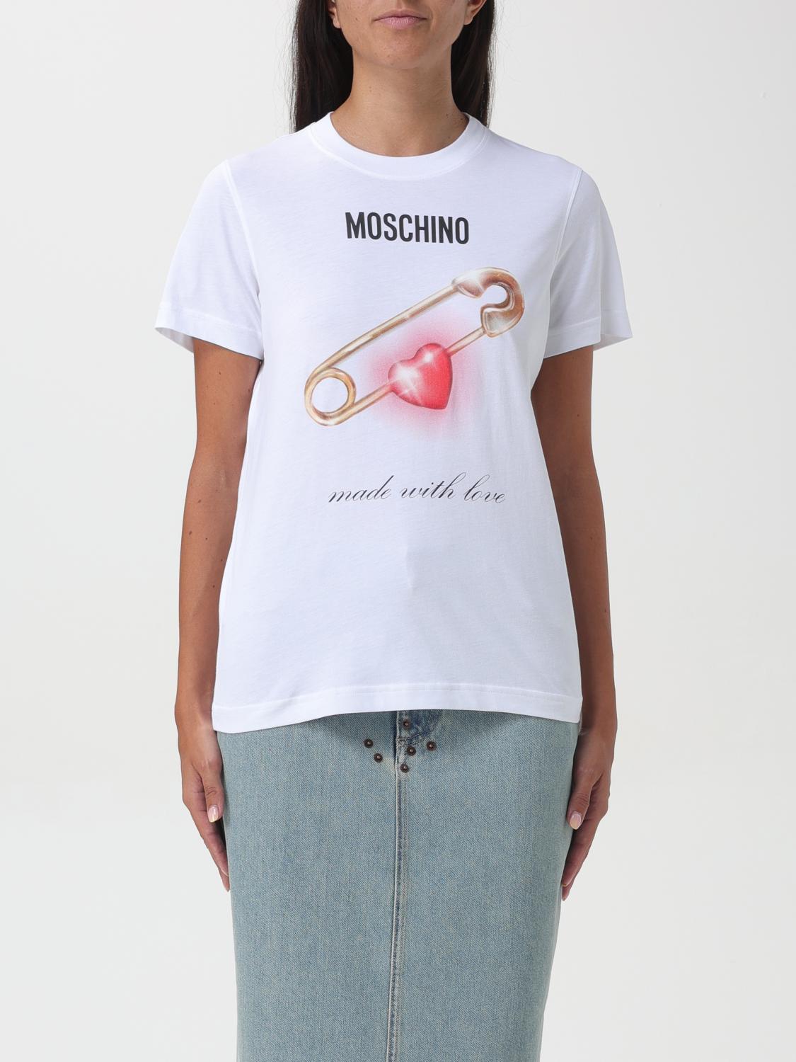 Shop Moschino Couture T-shirt  Woman Color White In Weiss