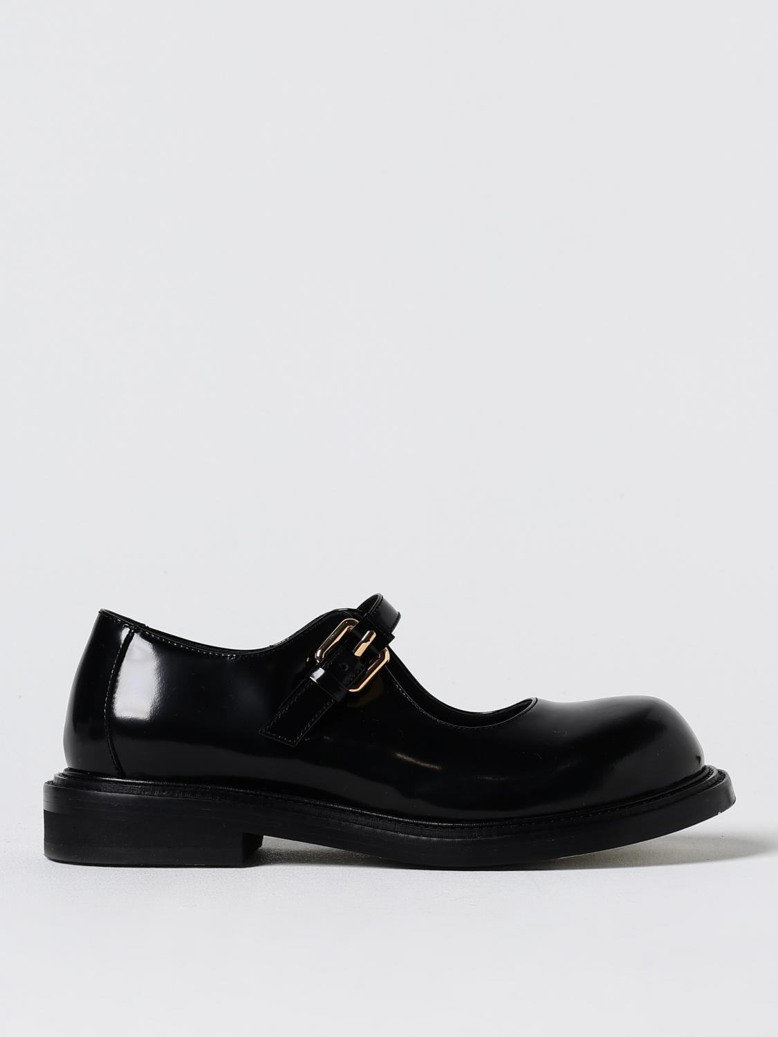 Shop Moschino Couture Flat Shoes  Woman Color Black In Schwarz