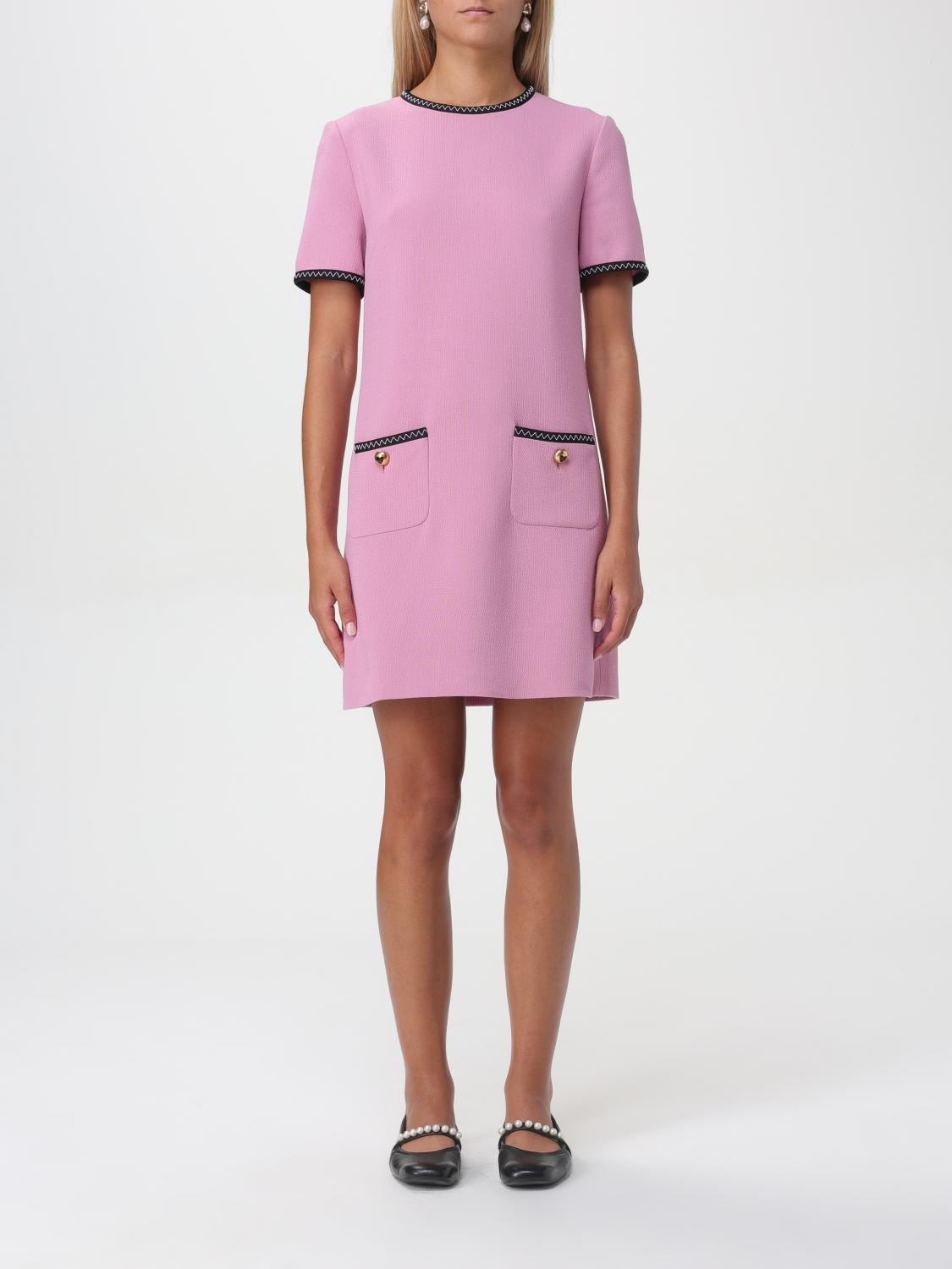 MOSCHINO COUTURE DRESS MOSCHINO COUTURE WOMAN COLOR PINK F90694010