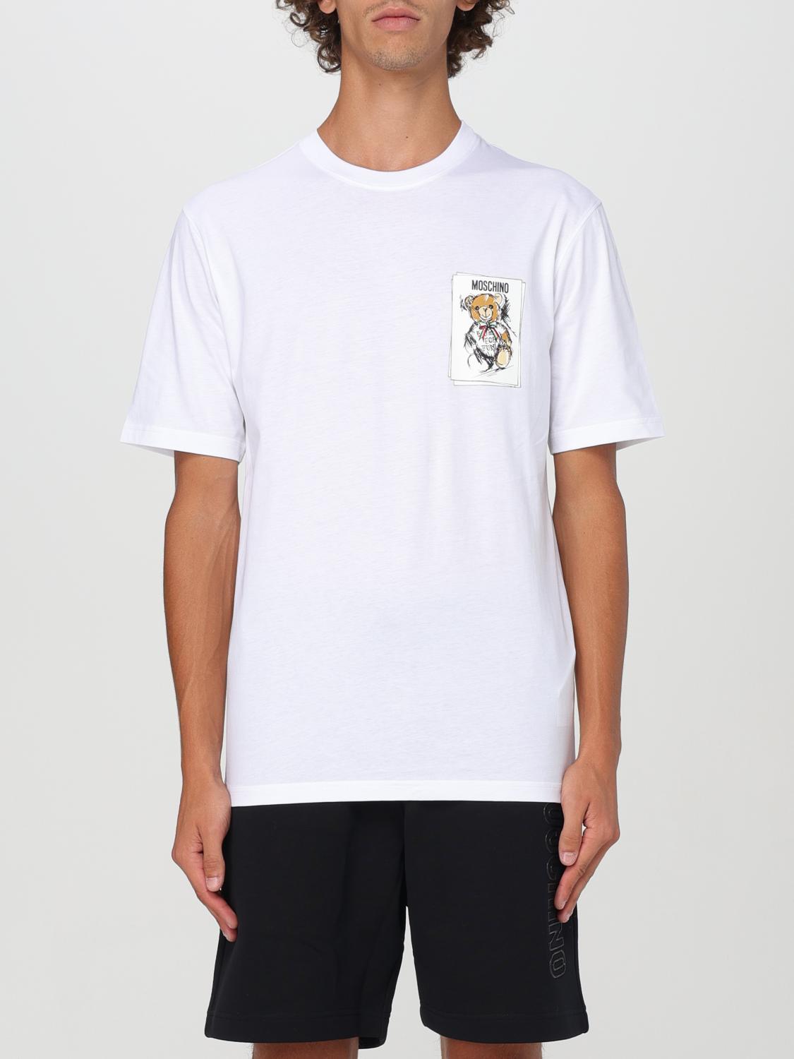 Shop Moschino Couture T-shirt  Men Color White In Weiss