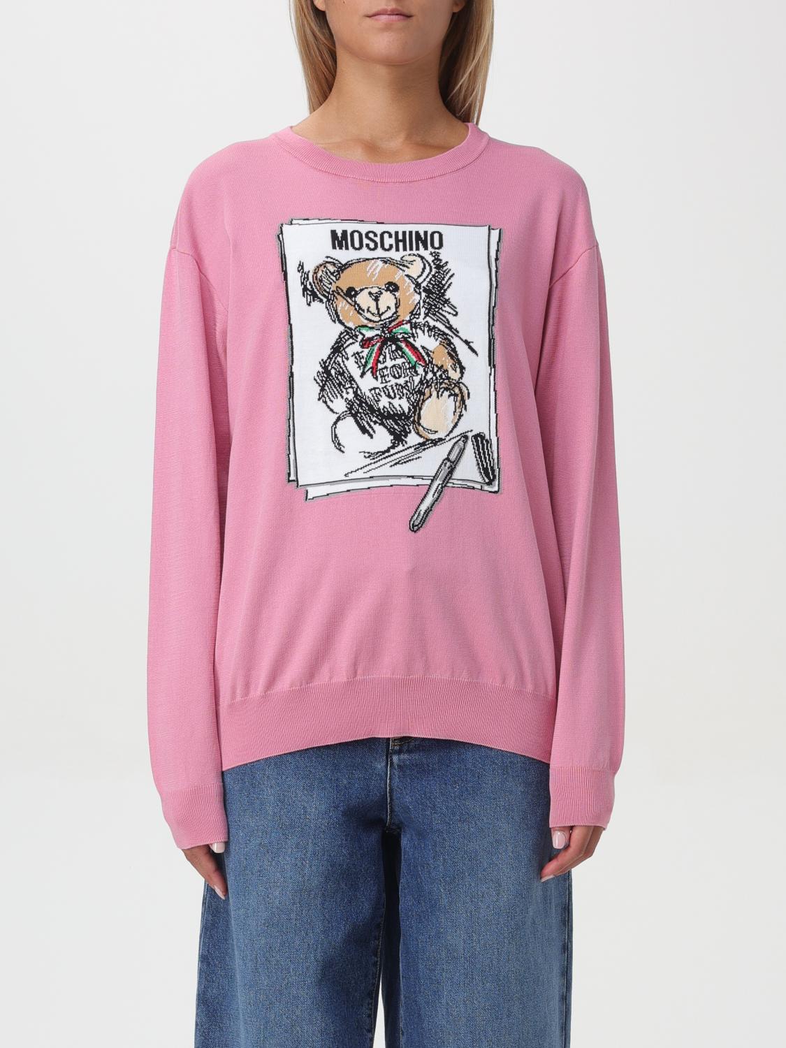 MOSCHINO COUTURE SWEATER MOSCHINO COUTURE WOMAN COLOR PINK F90737010