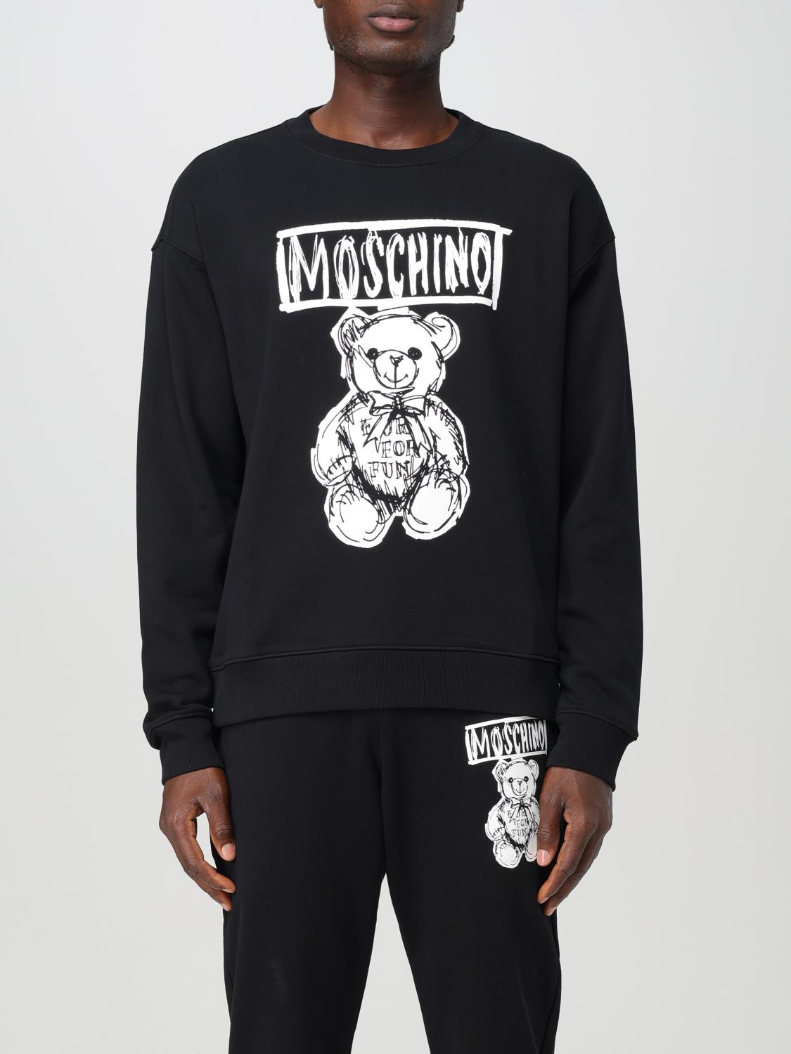 Shop Moschino Couture Sweatshirt  Men Color Black In Schwarz