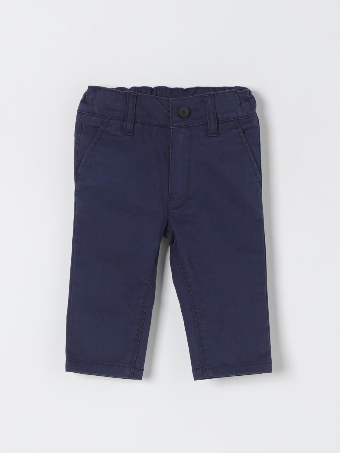 Hugo Boss Pants Boss Kids Color Marine In Marine