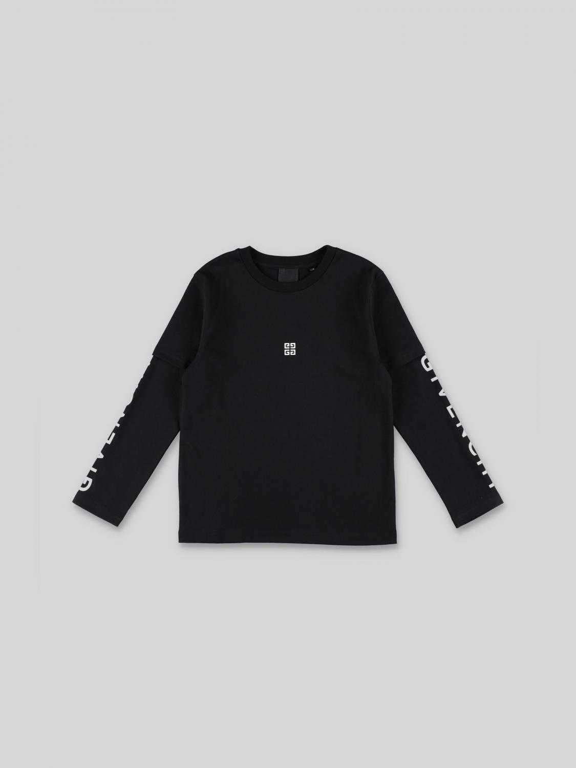 Shop Givenchy T-shirt  Kids Color Black In Schwarz