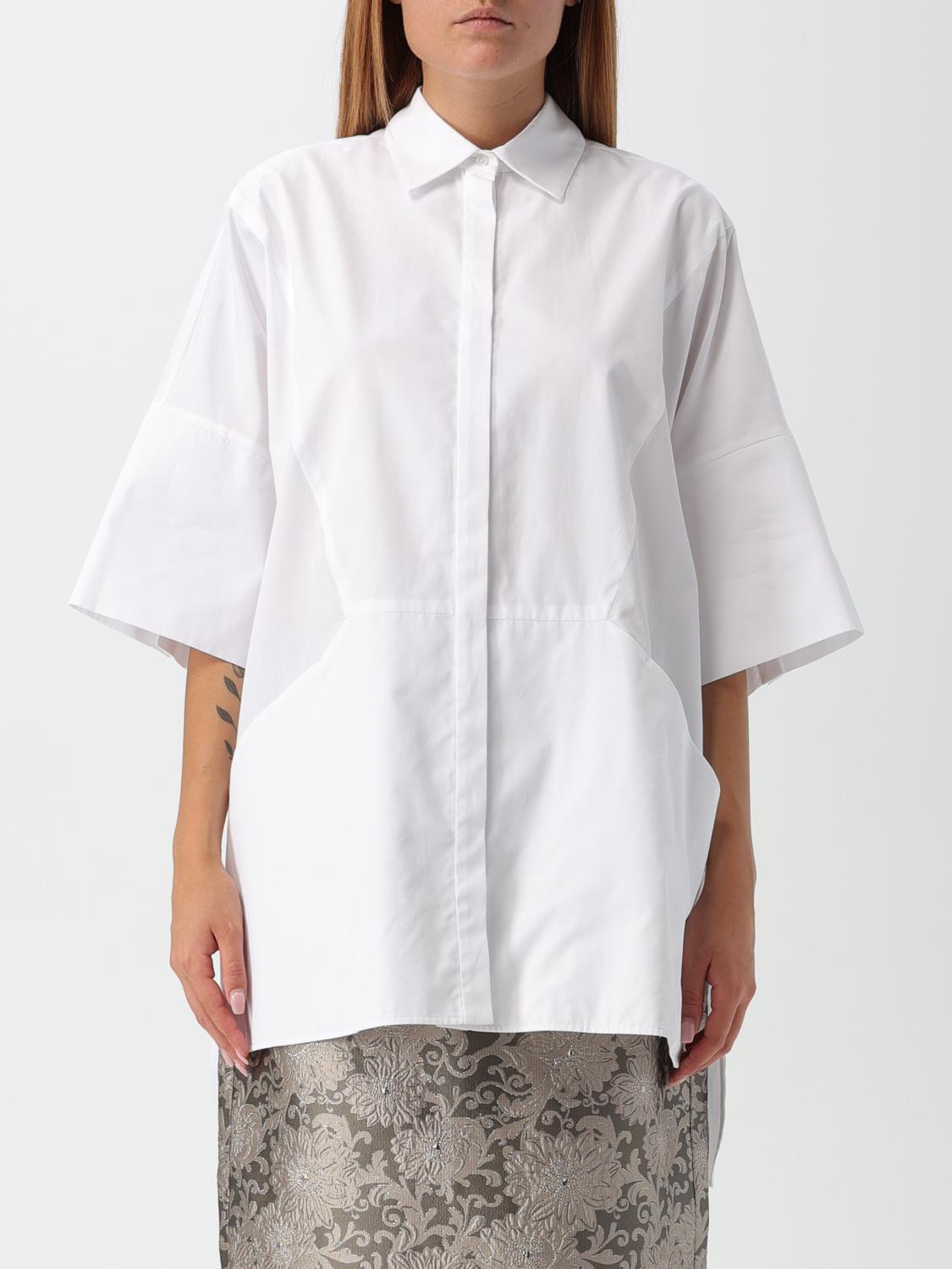 Shop 's Max Mara Shirt  Woman Color White In Weiss