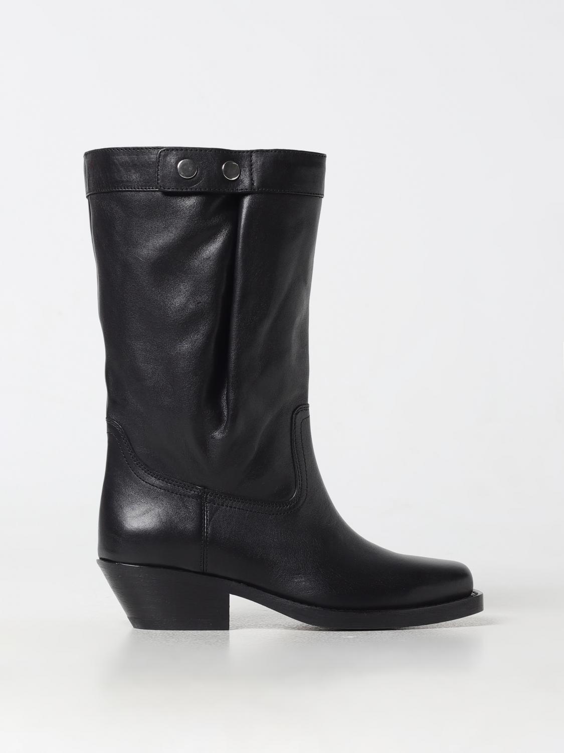 Shop Isabel Marant Boots Woman Color Black In Schwarz