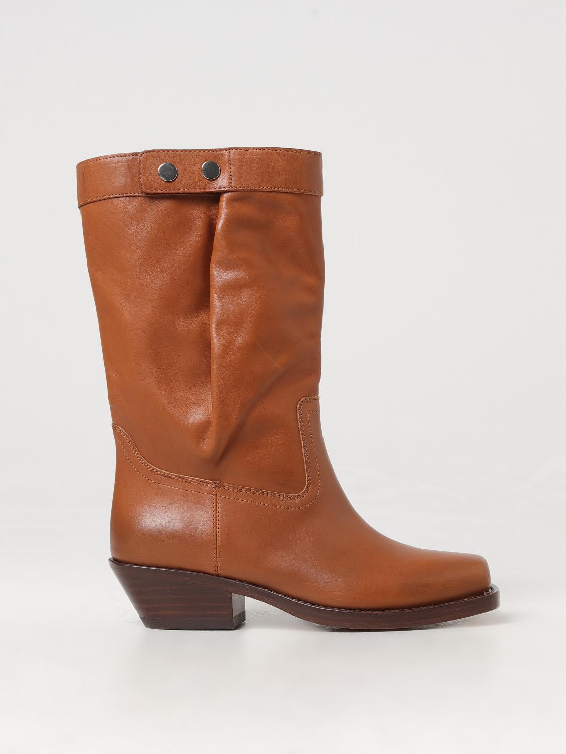 Shop Isabel Marant Boots Woman Color Ivory
