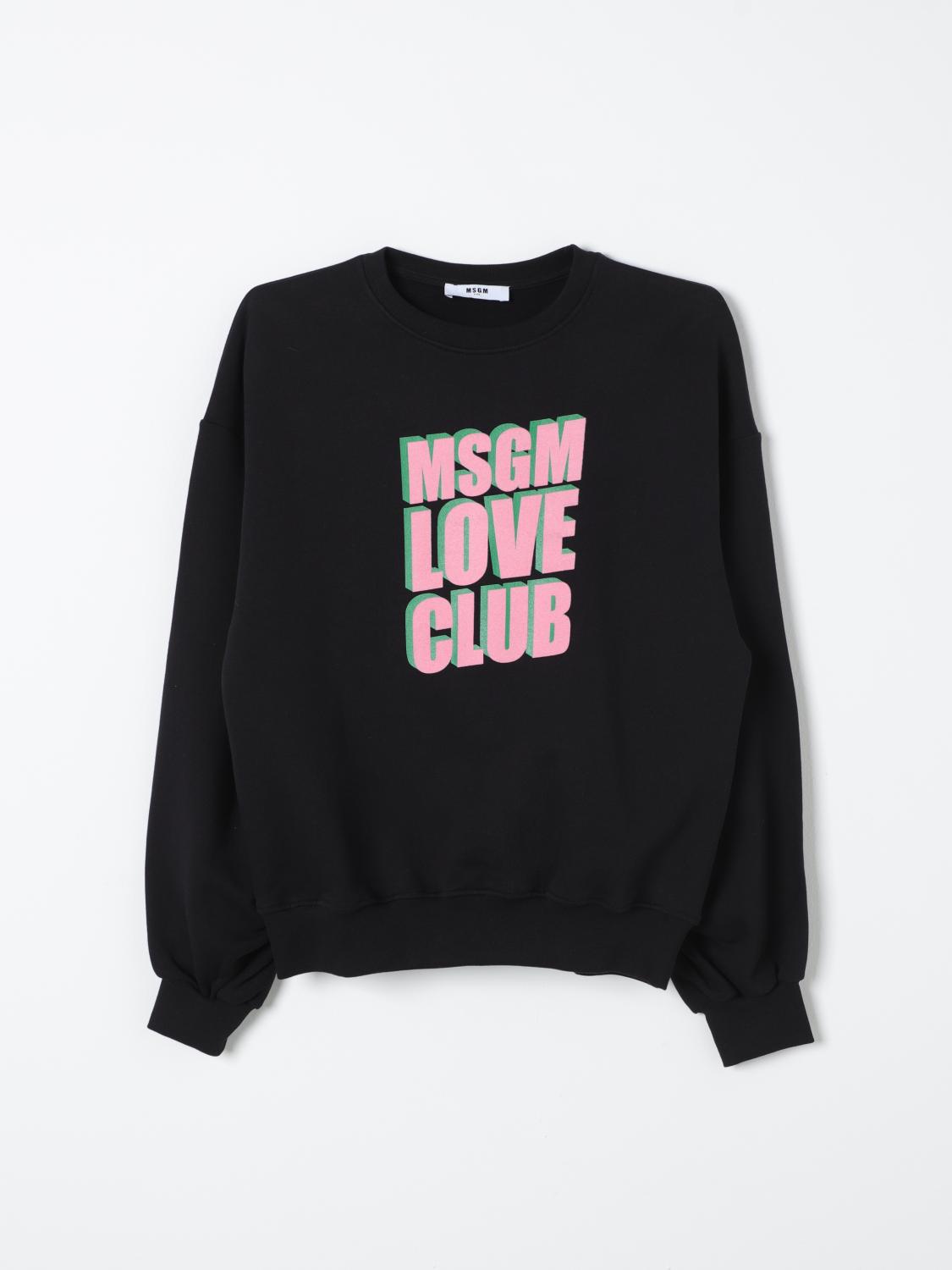 毛衣 MSGM KIDS 儿童 颜色 黑色