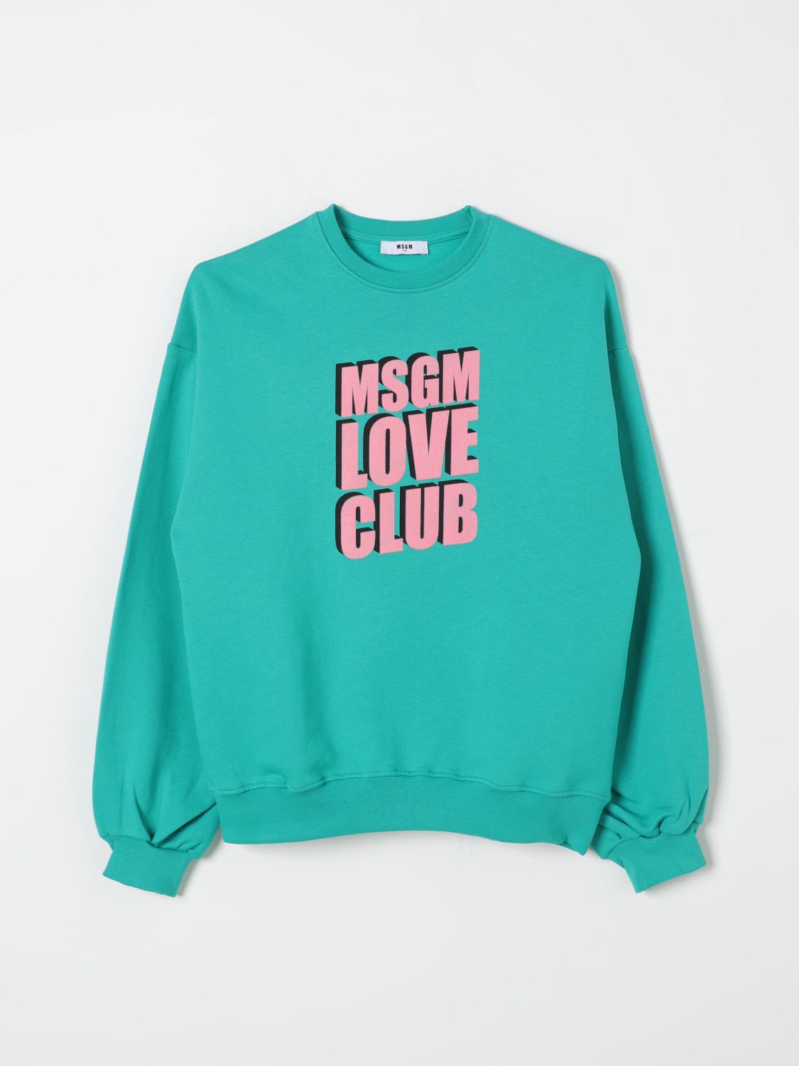 Msgm Sweater Kids Kids Color Green In Grün