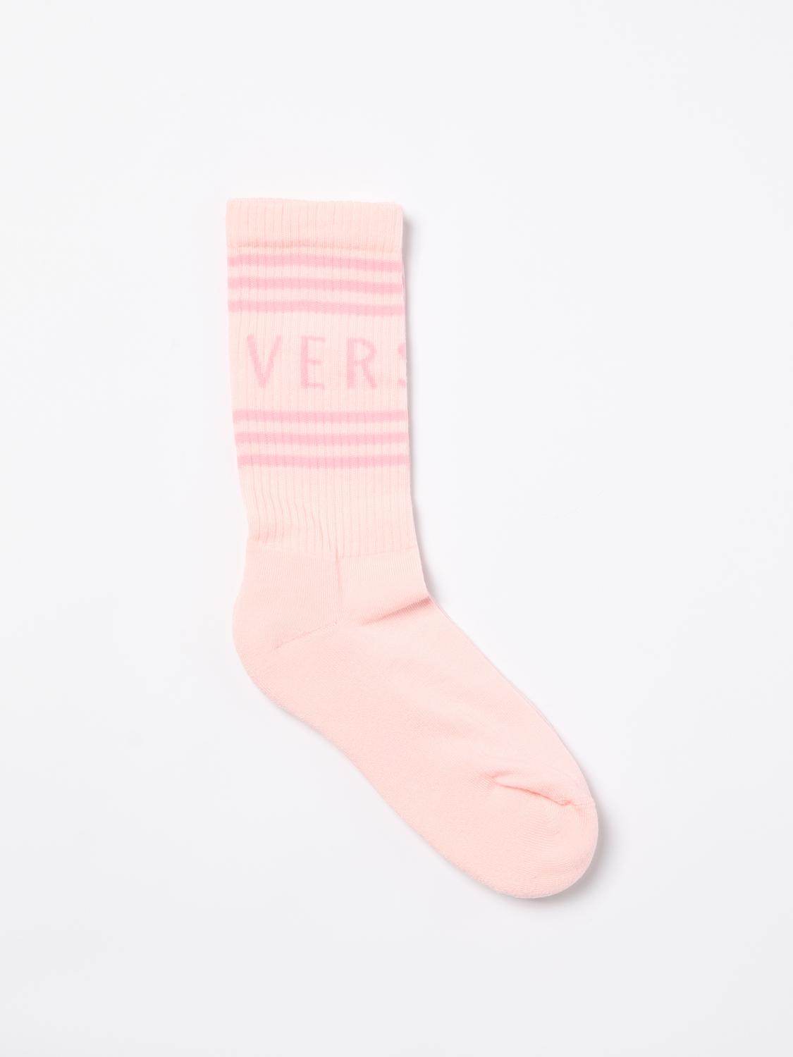 Shop Versace Socks  Woman Color Pink