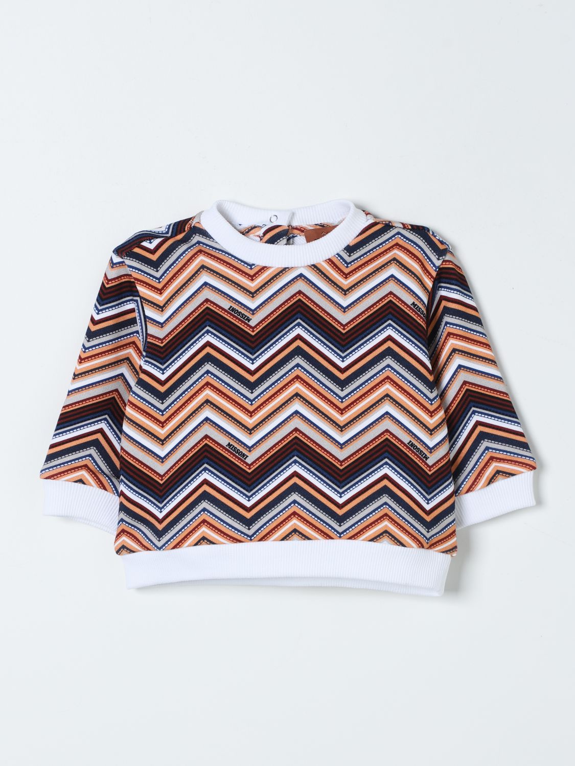 Shop Missoni Sweater  Kids Color Salmon In Lachs