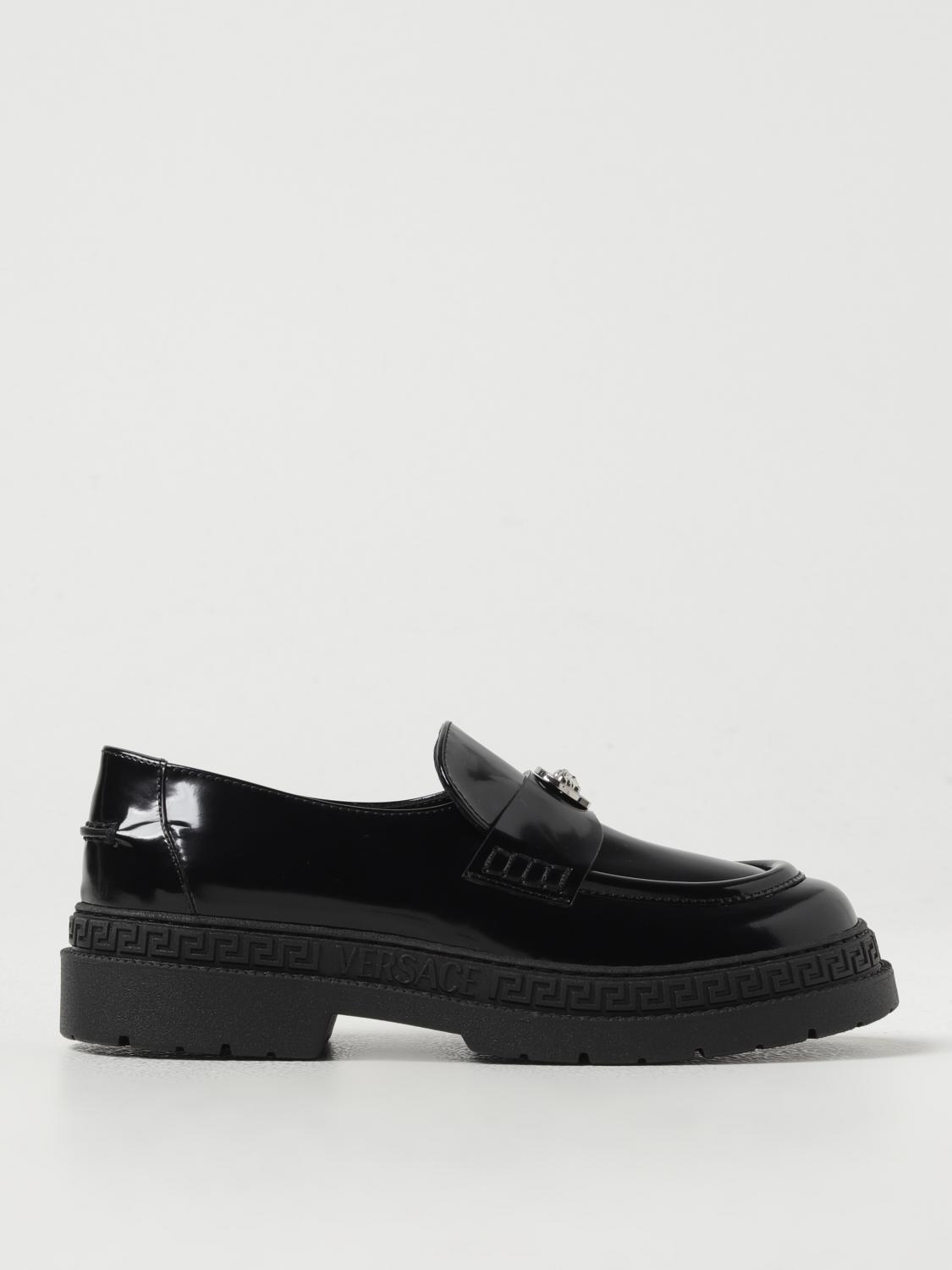 Shop Versace Shoes  Kids Color Black In Schwarz