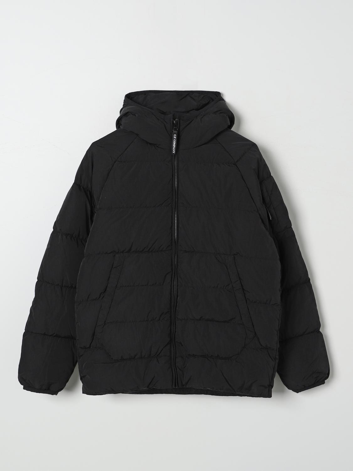 Shop C.p. Company Jacket C. P. Company Kids Color Black In Schwarz