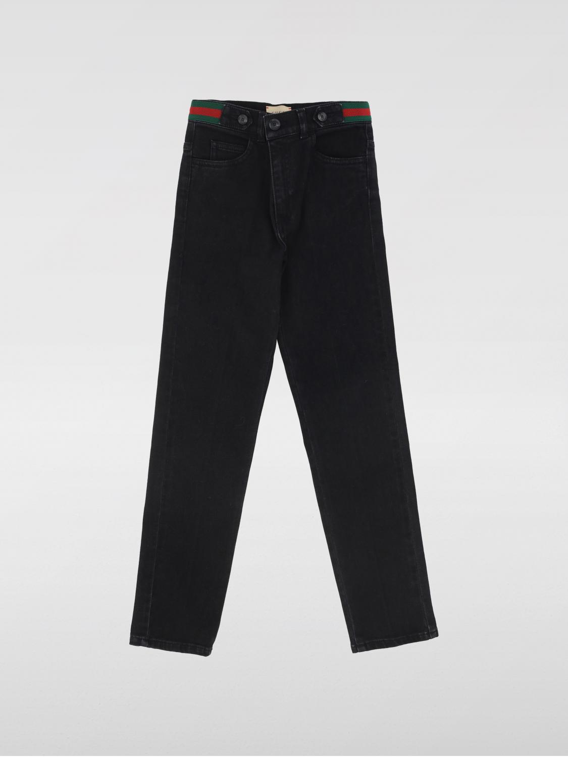 Shop Gucci Jeans  Kids Color Black In Schwarz