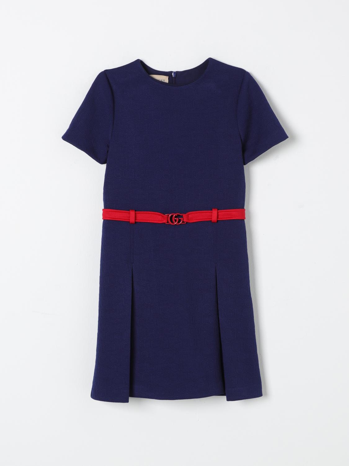 Shop Gucci Dress  Kids Color Navy