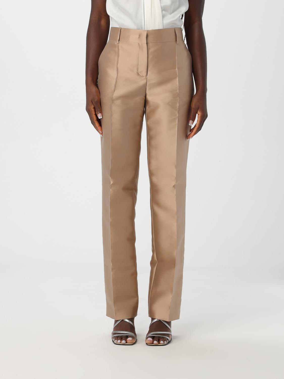 Shop Alberta Ferretti Pants  Woman Color Beige