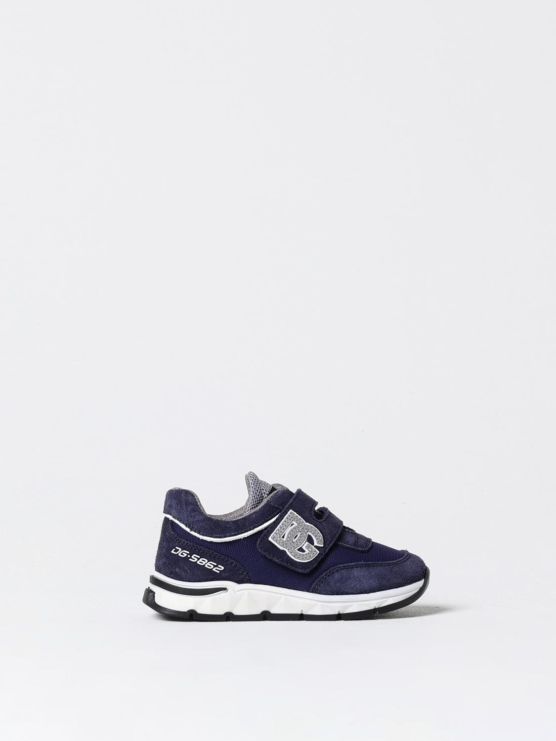 Shop Dolce & Gabbana Sneakers  Kids Color Blue In Blau