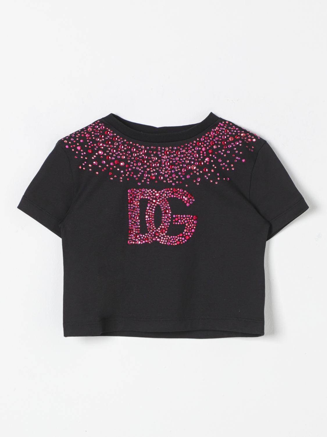 DOLCE & GABBANA T-SHIRT DOLCE & GABBANA KIDS COLOR BLACK F91190002