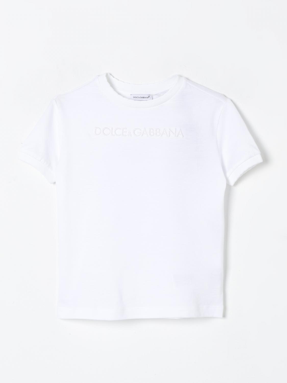 Shop Dolce & Gabbana T-shirt  Kids Color White In Weiss