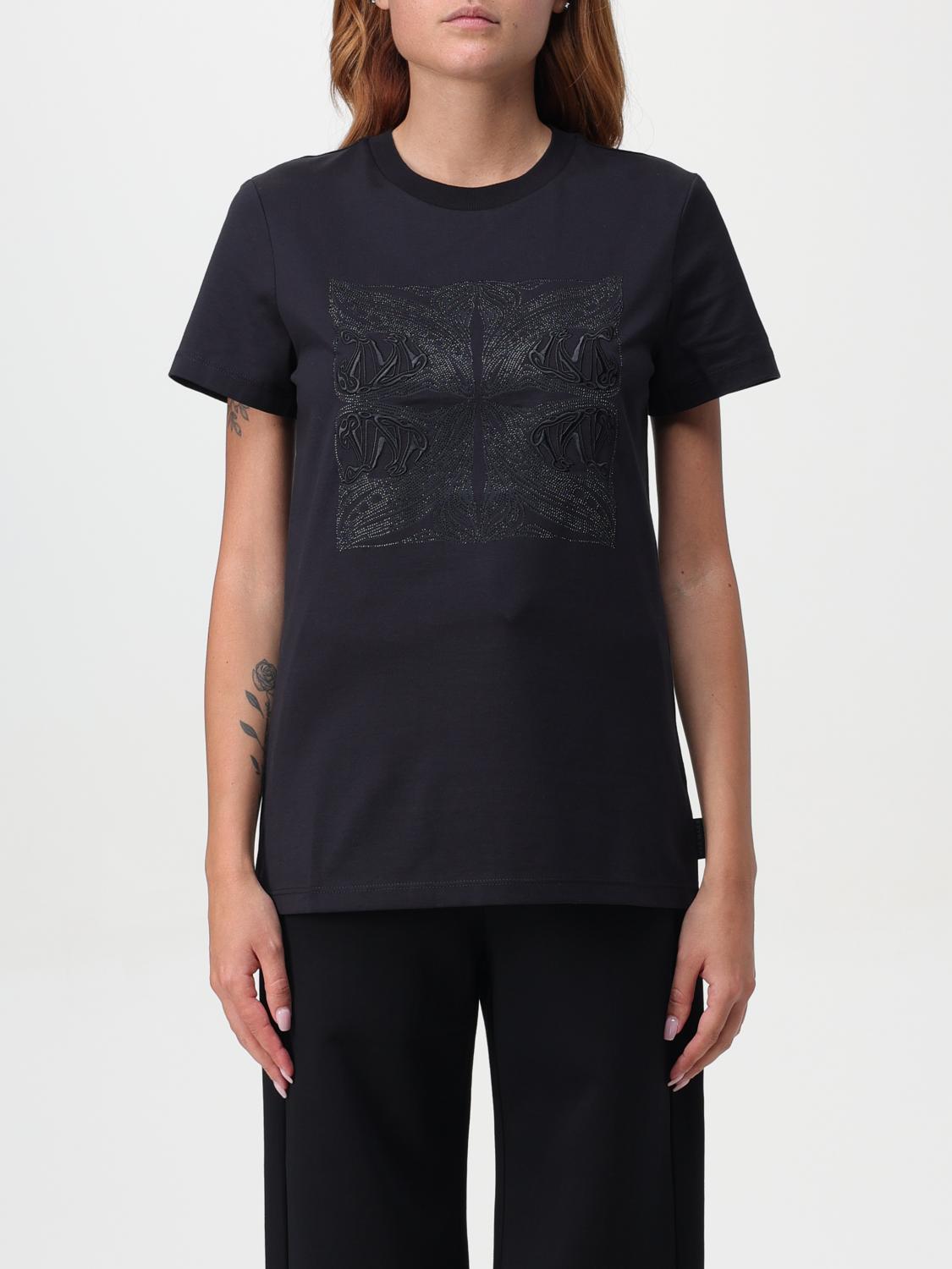 Shop Max Mara T-shirt  Woman Color Black In Schwarz