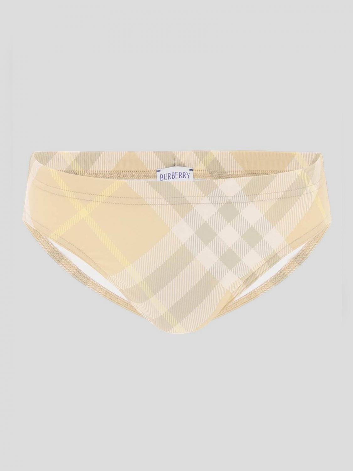 Shop Burberry Swimsuit  Men Color Beige