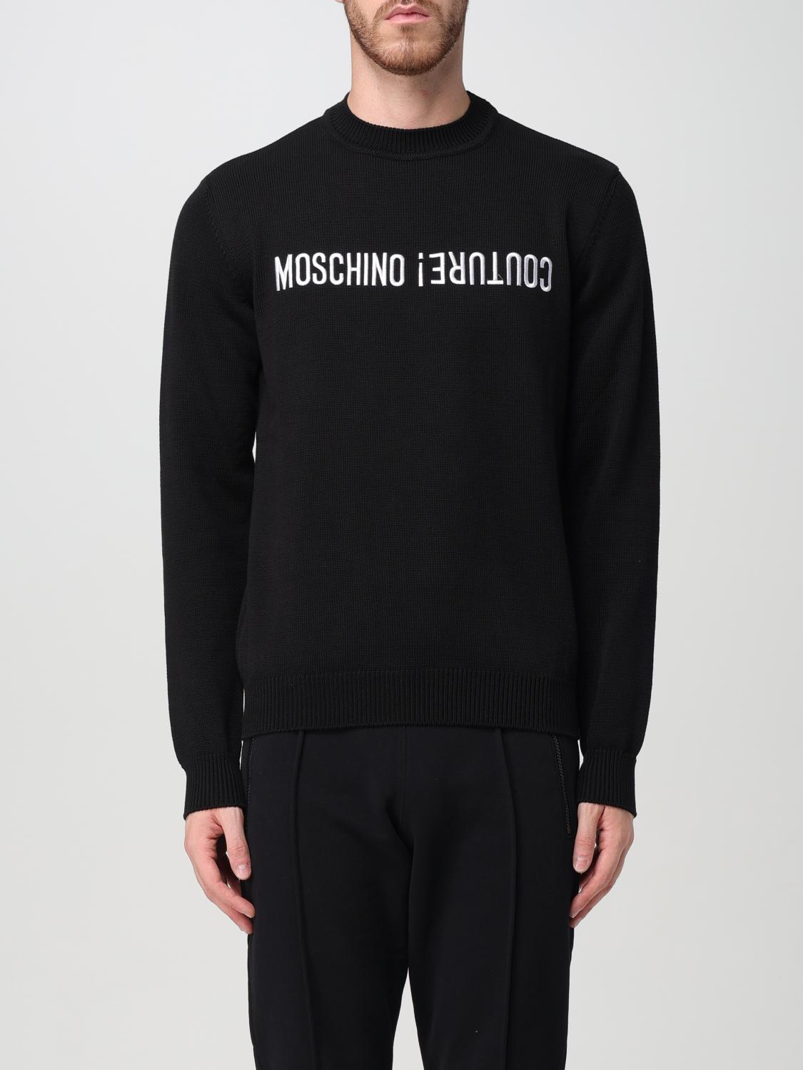 Shop Moschino Couture Sweater  Men Color Black In Schwarz