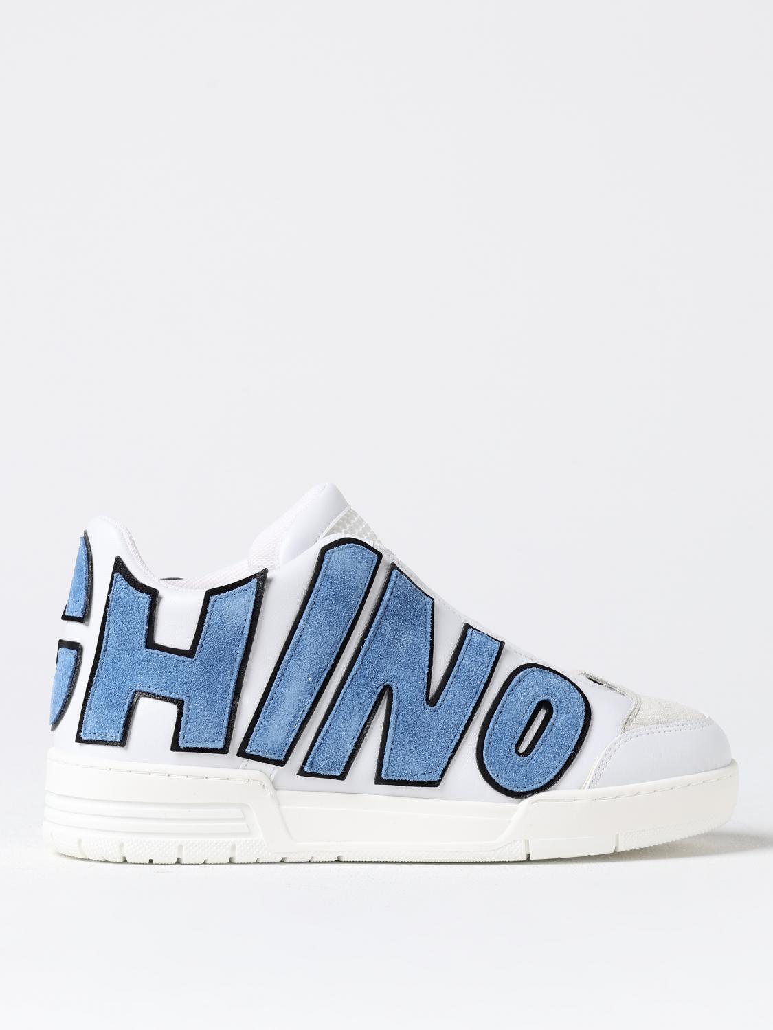 Shop Moschino Couture Sneakers  Men Color White In Weiss