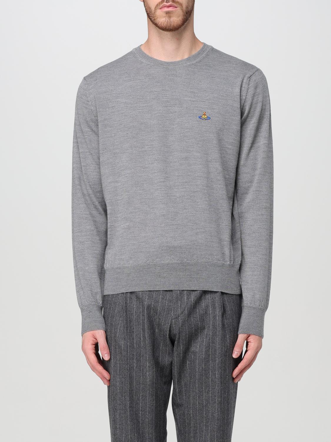 VIVIENNE WESTWOOD SWEATER VIVIENNE WESTWOOD MEN COLOR GREY F91294020