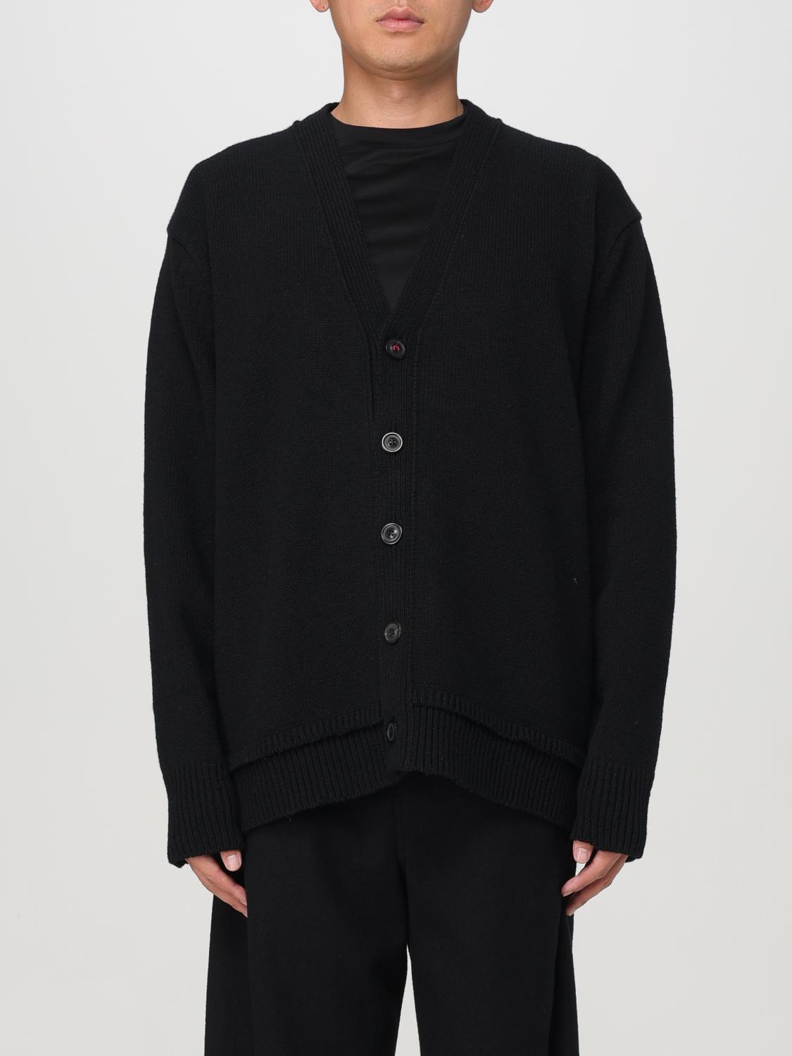 Shop Maison Margiela Cardigan  Men Color Black In Schwarz