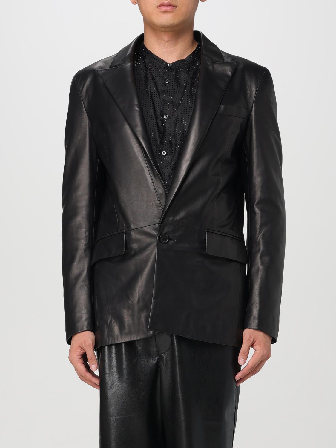 Shop Dsquared2 Jacket  Men Color Black In Schwarz