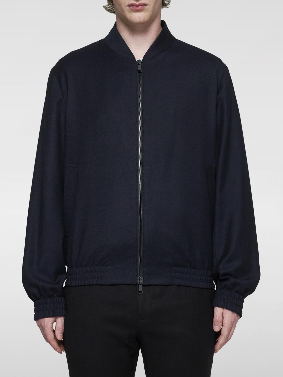 Shop Zegna Jacket  Men Color Navy