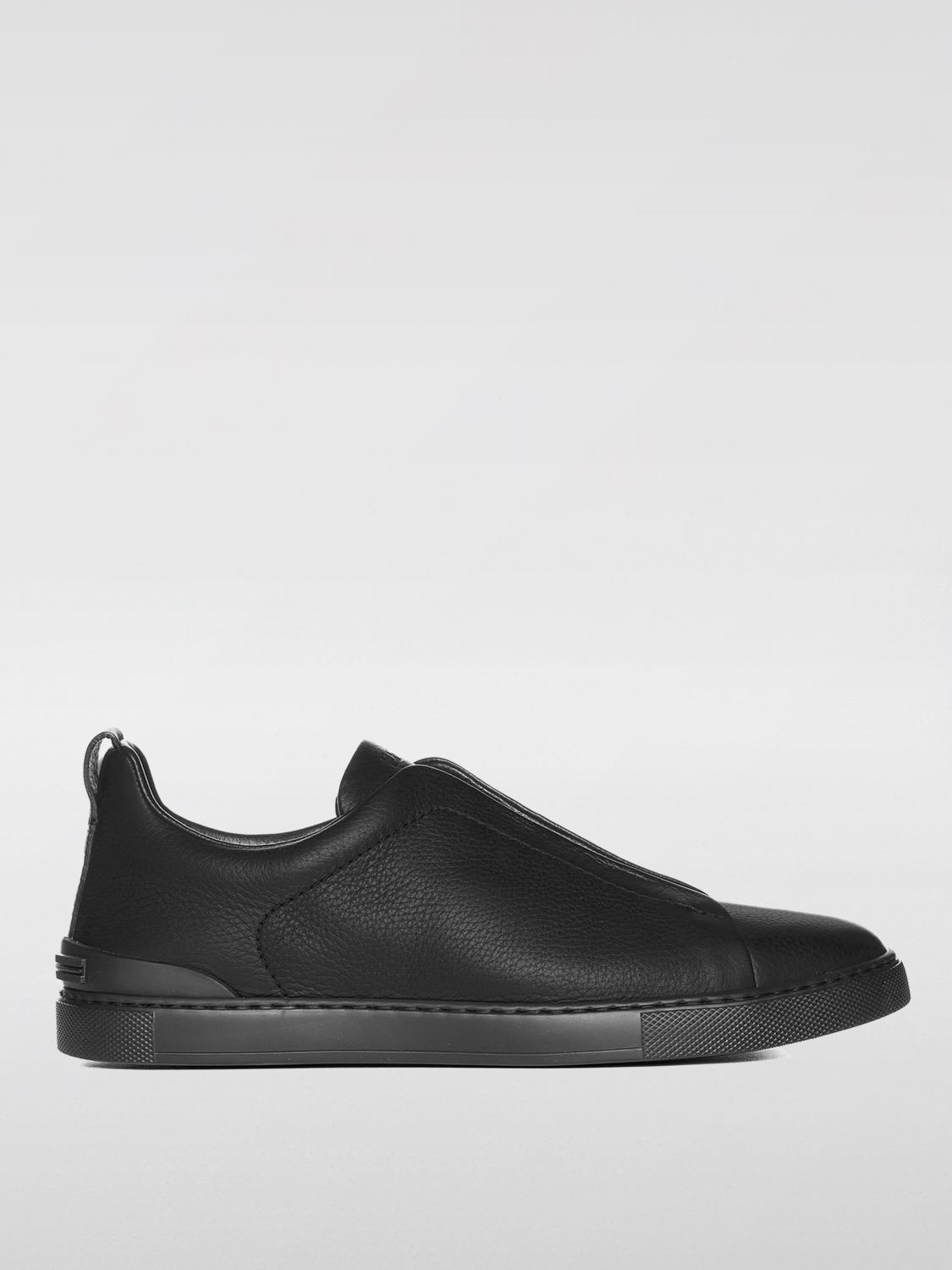 Shop Zegna Sneakers  Men Color Black In Schwarz