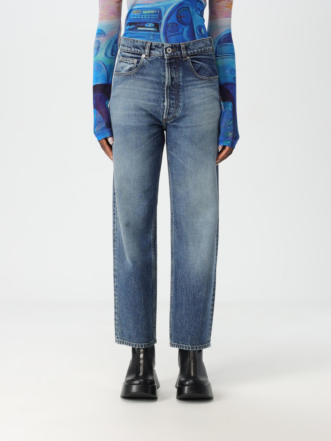 Jw Anderson J. W. Anderson Straight Leg Cropped Jeans In Denim