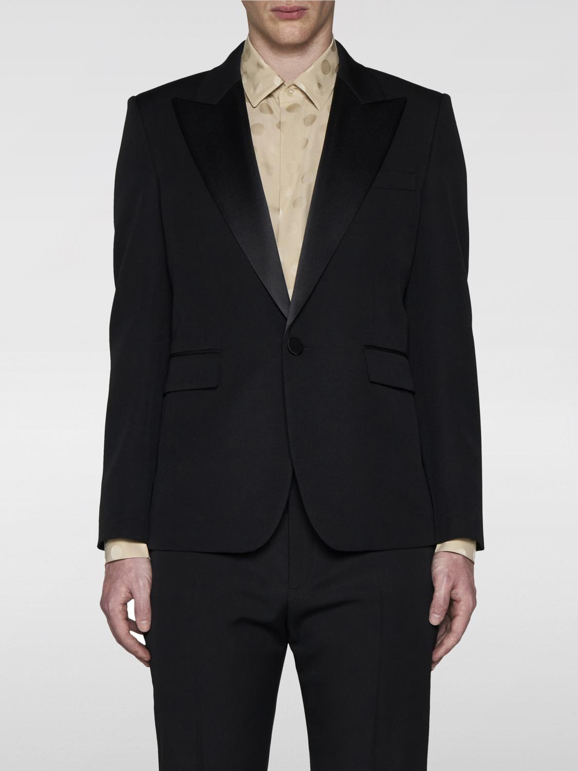 Shop Saint Laurent Blazer  Men Color Black In Schwarz