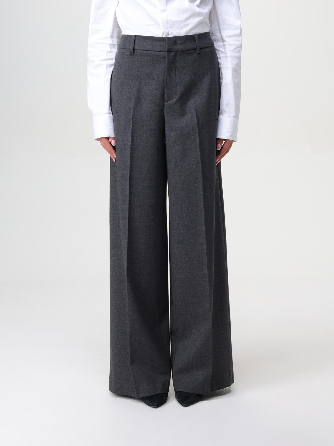 Shop Pt Torino Pants  Woman Color Grey In Grau