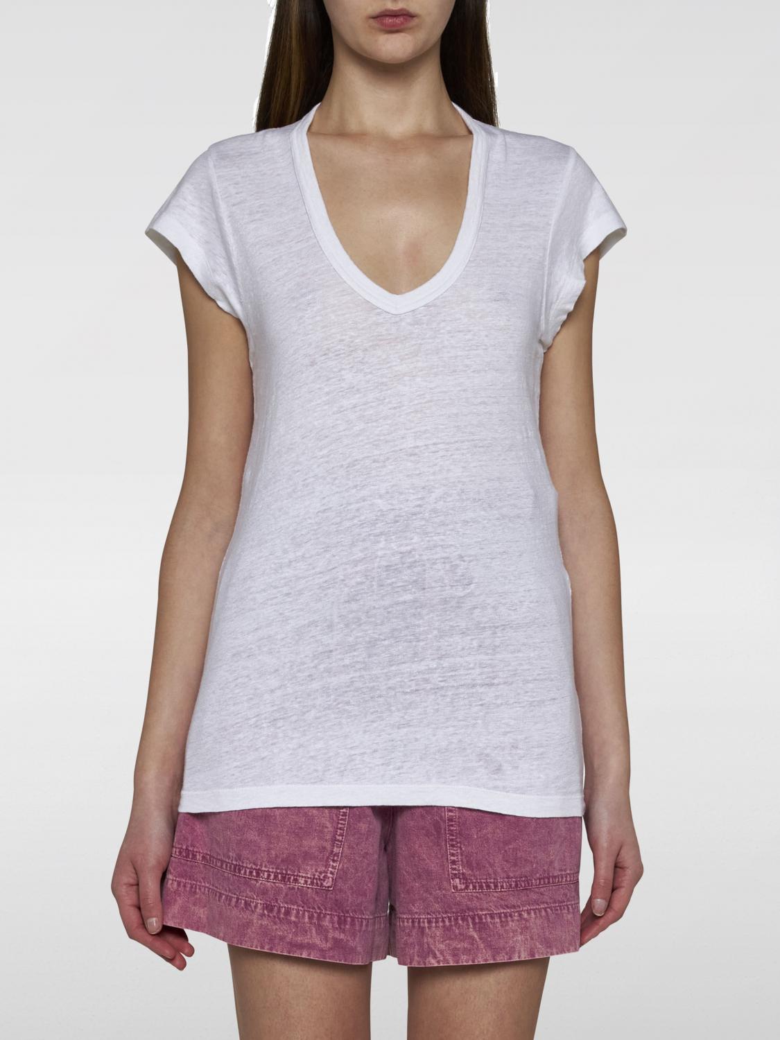 Shop Isabel Marant Étoile T-shirt Isabel Marant Etoile Woman Color White In Weiss