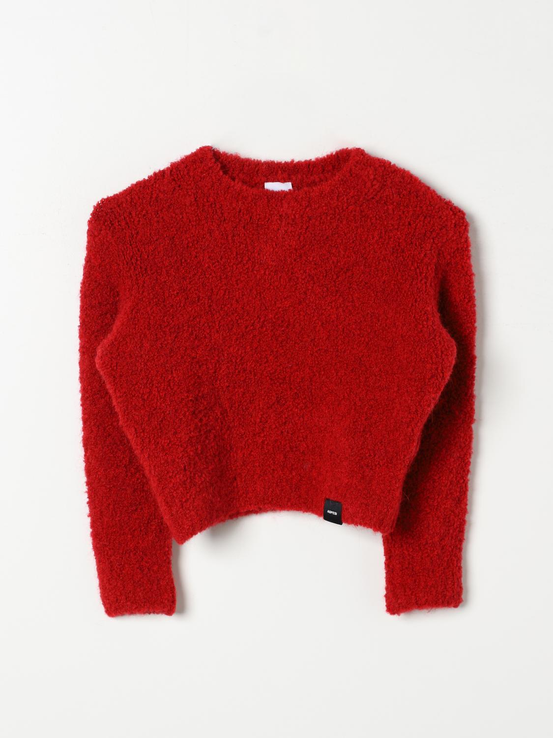 Shop Aspesi Sweater  Kids Color Brown In Braun